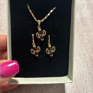 Elegant cactus 🌵 Jewelry Set